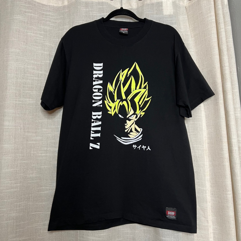 Vintage Y2K Dragon Ball Z Shirt Goku Super Saiyan Anime Boot 100% Cotton XL